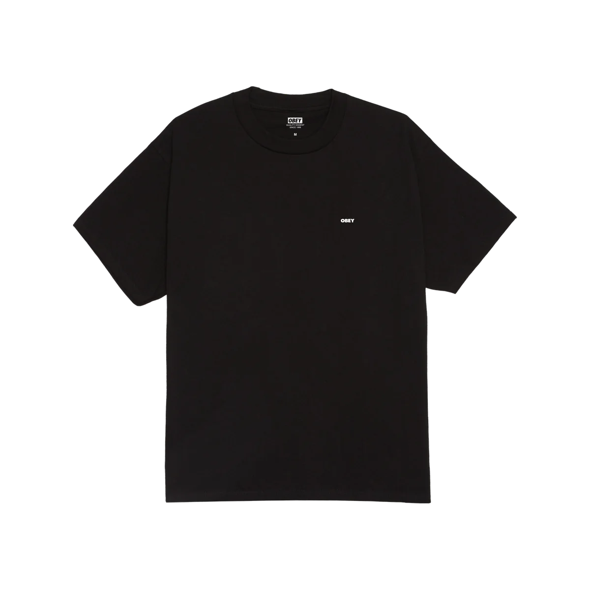 Obey Cropped Icon T-Shirt - Black