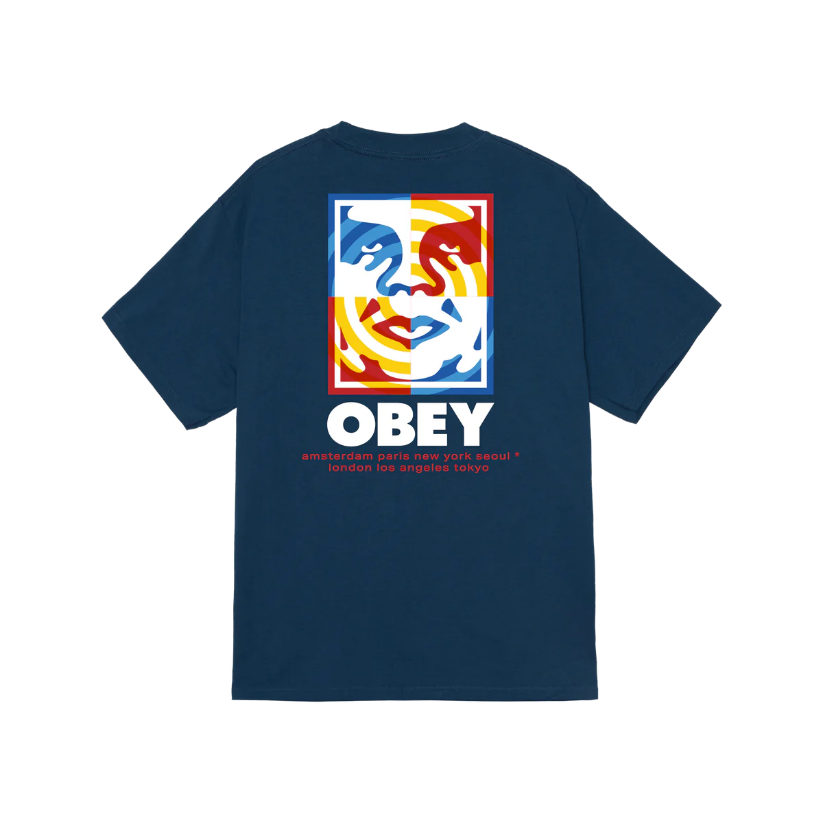 Obey Target Icon T-Shirt - Harbor Blue