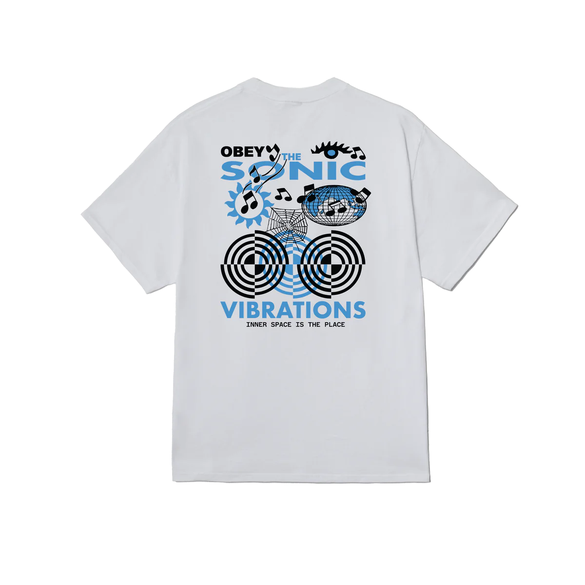Obey Sonic Vibrations T-Shirt - White