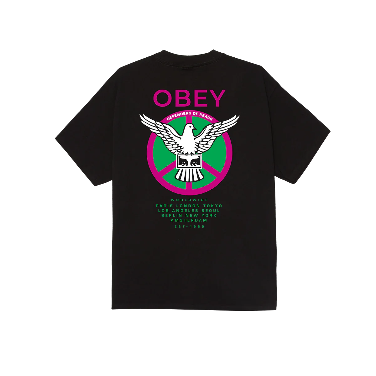 Obey Peace Defenders T-Shirt - Black