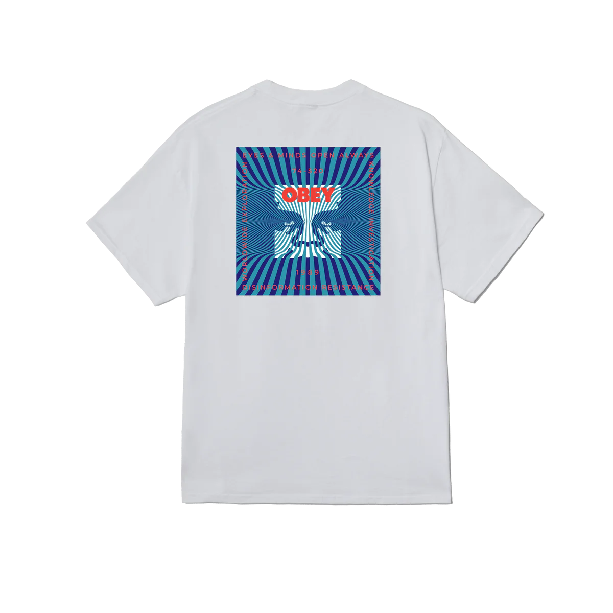 Obey Disiniformation Resistance T-Shirt - White