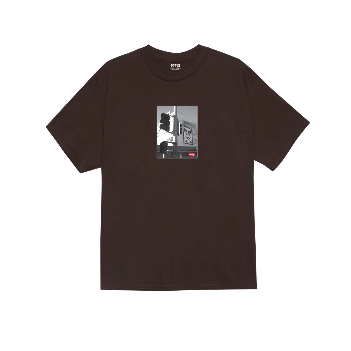 Obey Los Angeles Photo T-Shirt - Java Brown