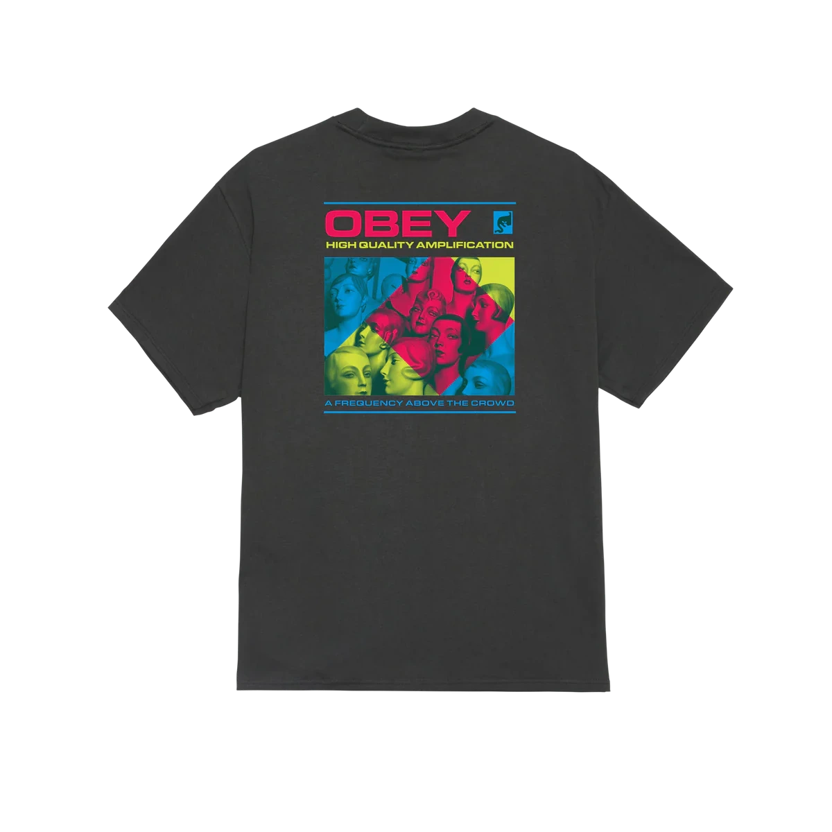 Obey High QLTY Amplification T-Shirt - Vinatge Black