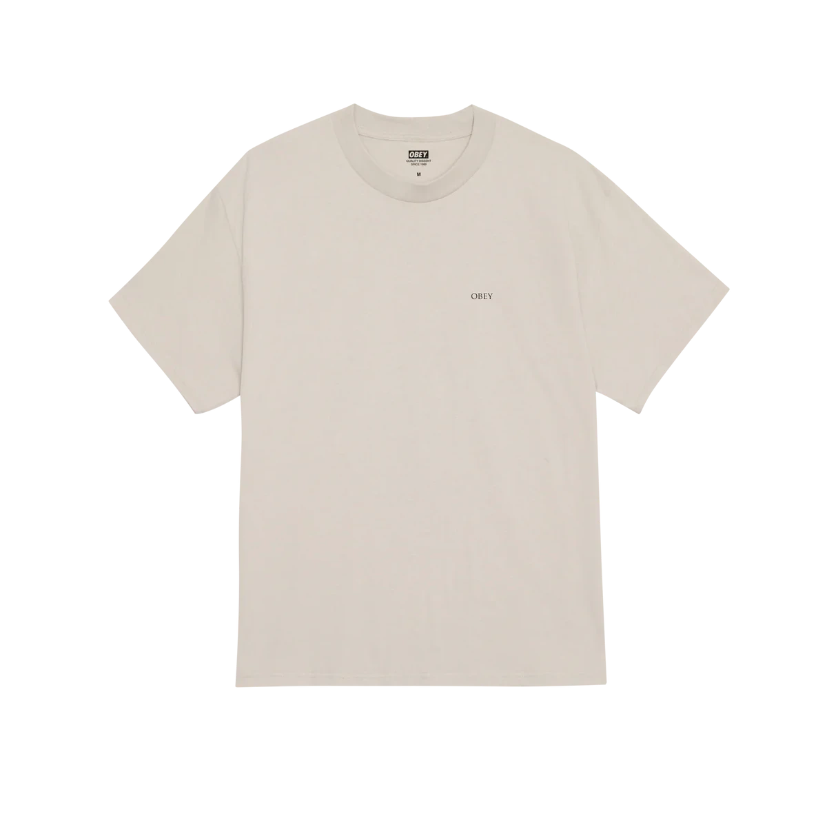 Obey Peace & Justice T-Shirt - Silver Grey