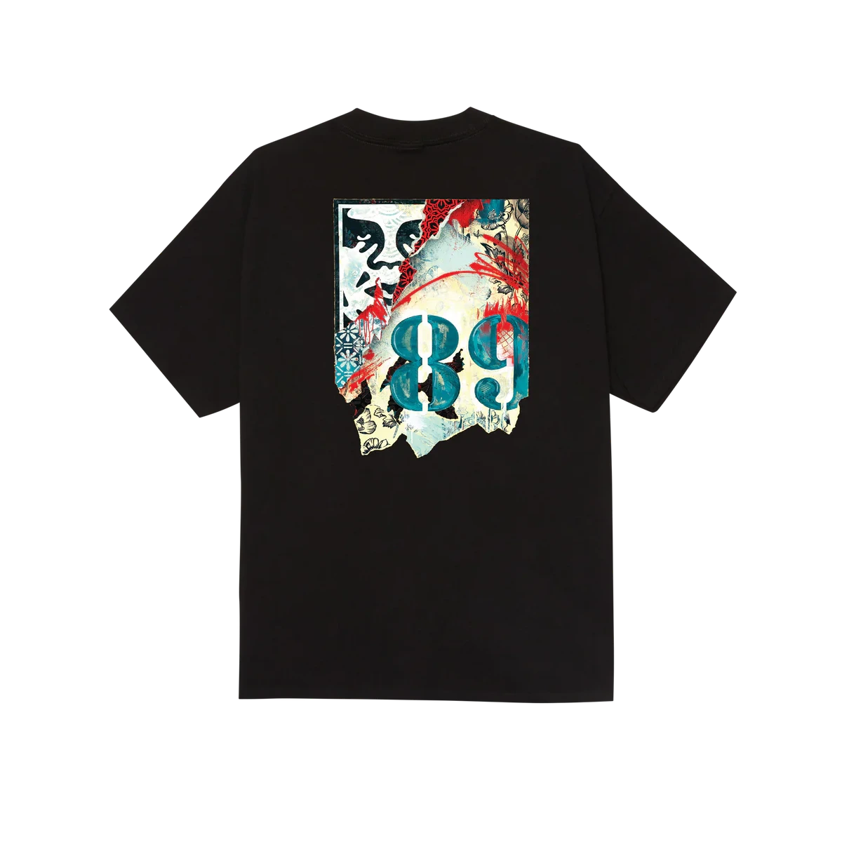Obey Lisbon Icon T-Shirt - Black