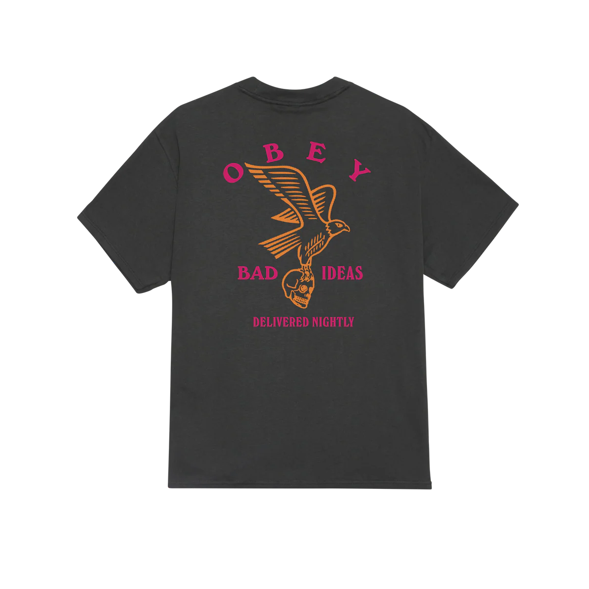 Obey Bad Ideas Eagle T-Shirt - Vintage Black