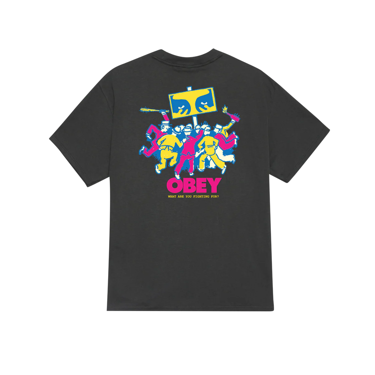 Obey Steady Mobbin T-Shirt - Vintage Black