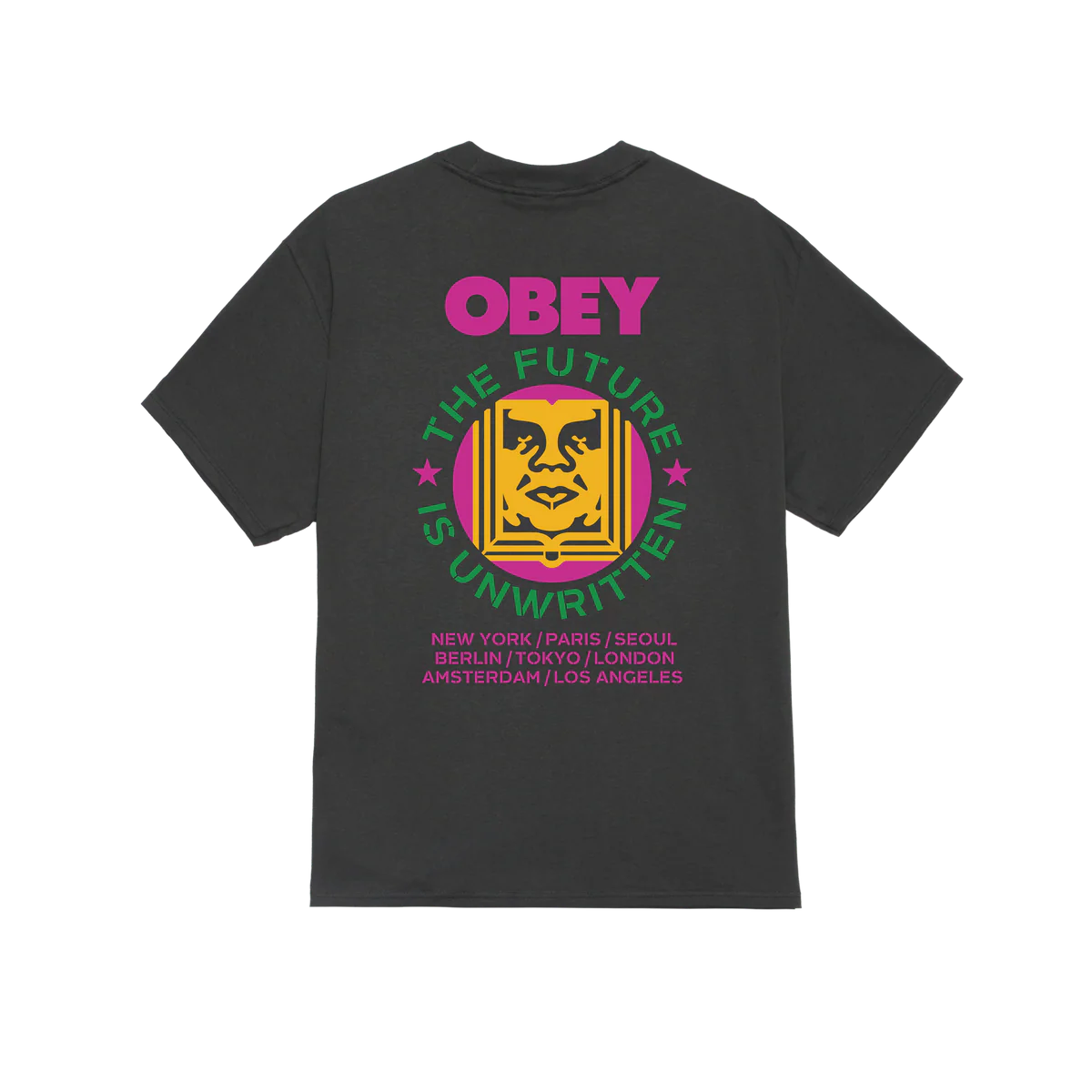 Obey Future Unwritten T-Shirt - Vintage Black
