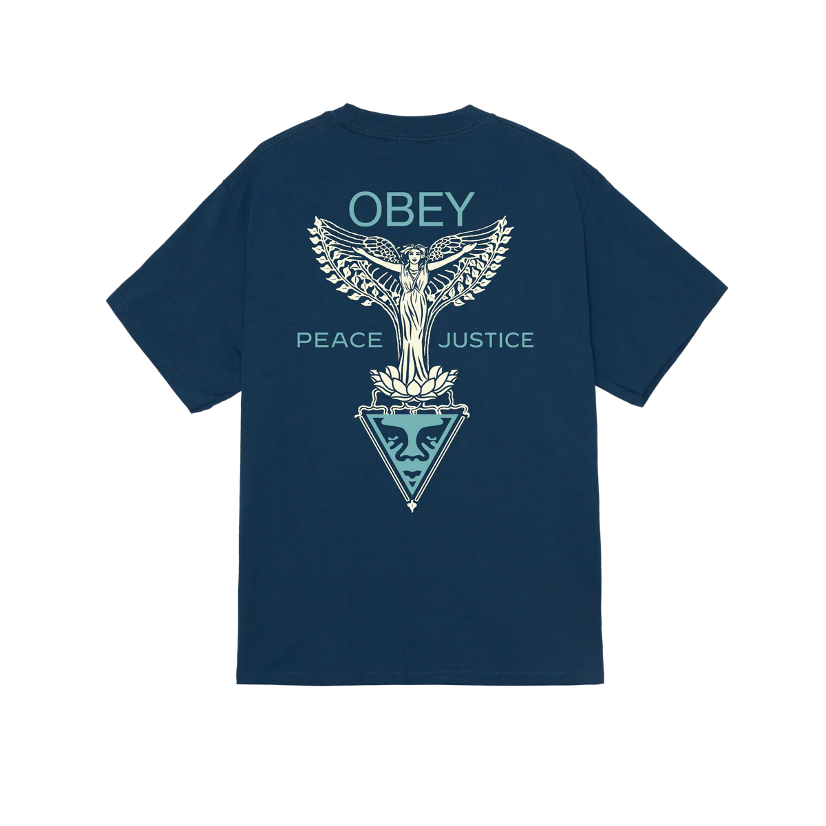 Obey Nouveau Angel T-Shirt - Harbor Blue