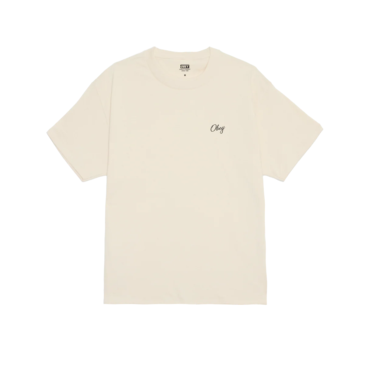 Obey Paper Rose T-Shirt - Cream