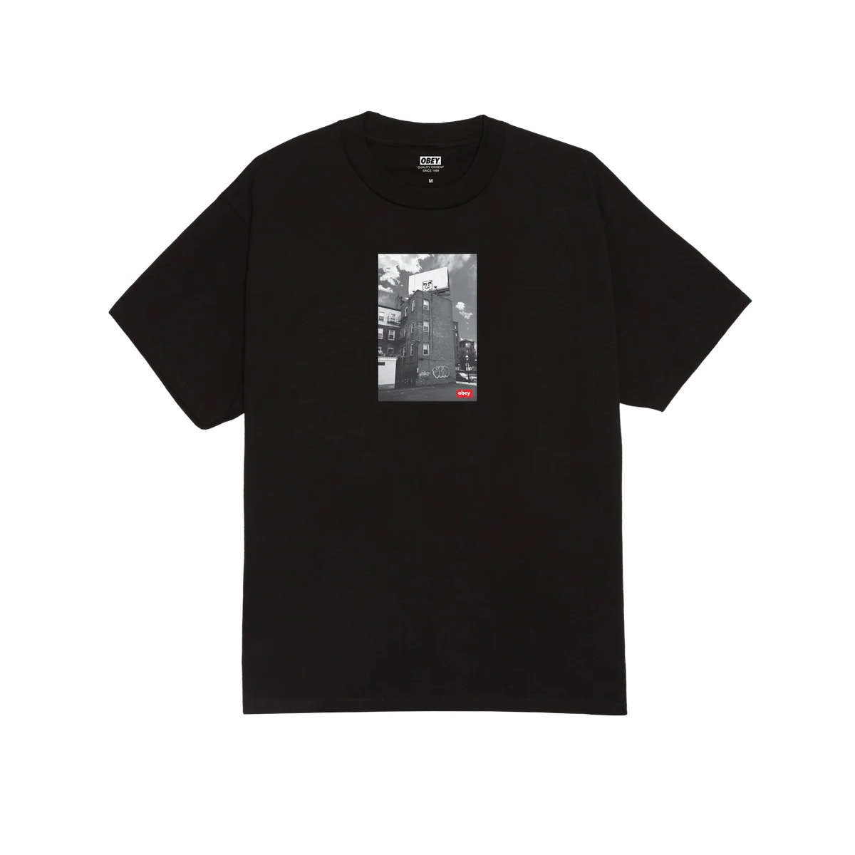 Obey Boston Billboard T-Shirt - Black