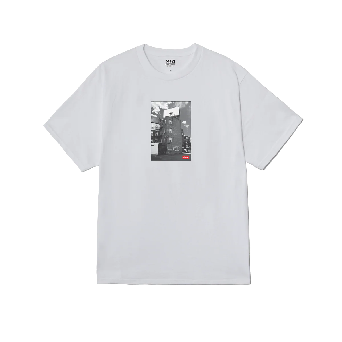Obey Boston Billboard T-Shirt - White