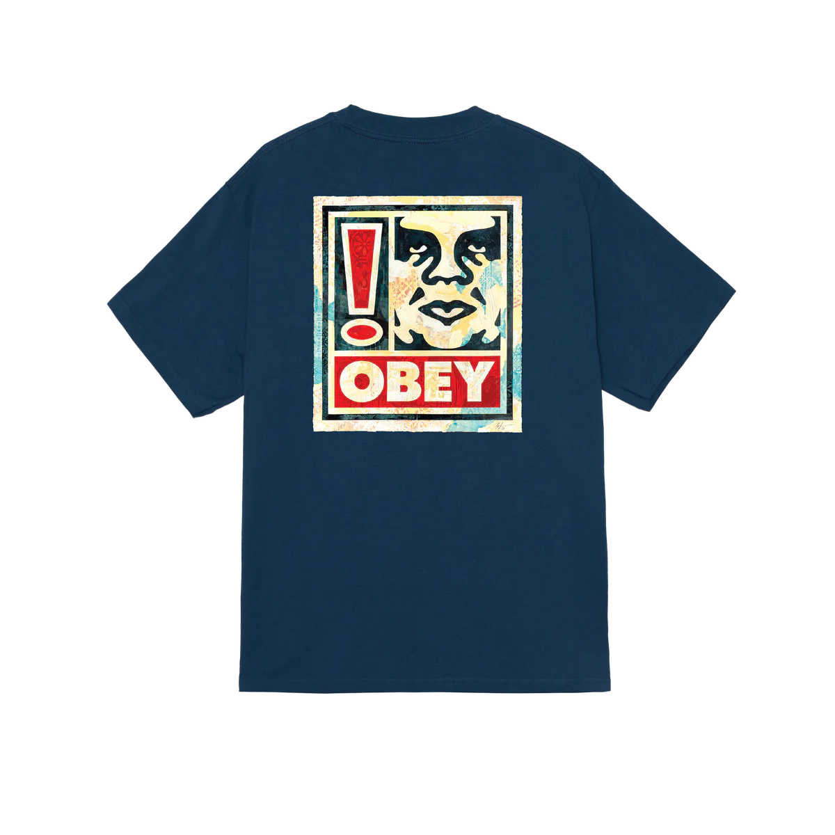 Obey Exclamation T-Shirt - Harbor Blue
