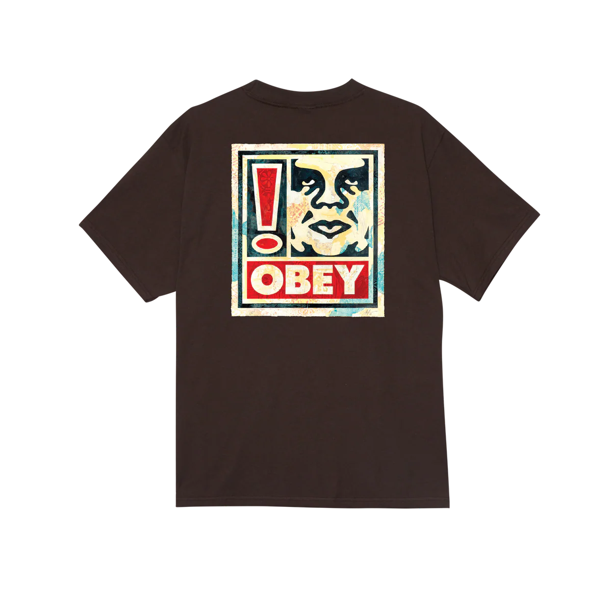 Obey Exclamation T-Shirt - Java Brown