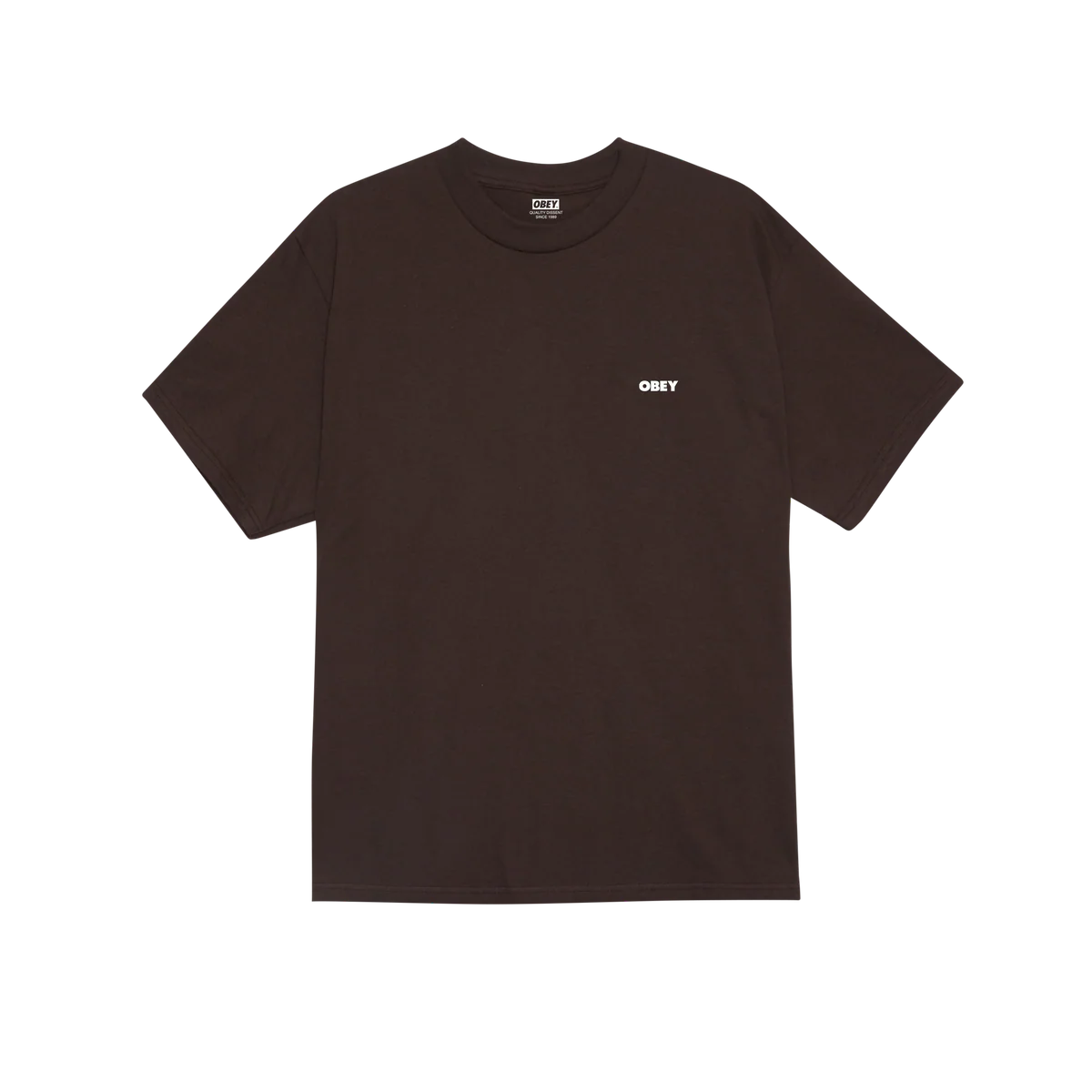 Obey Exclamation T-Shirt - Java Brown