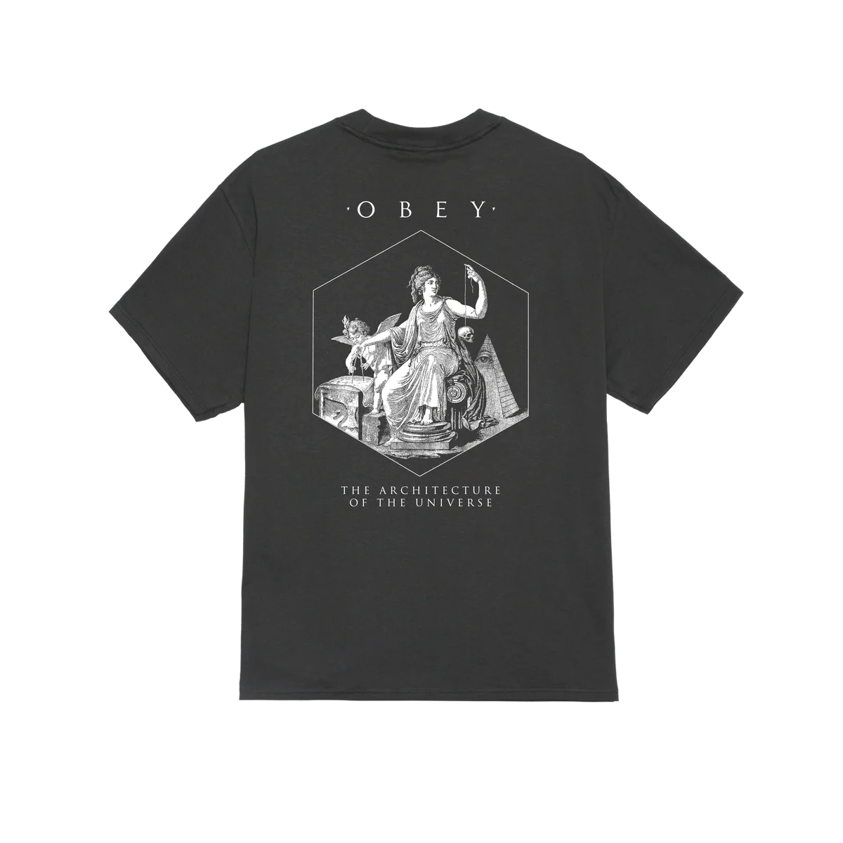 Obey Architecture Of Uni T-Shirt - Vintage Black