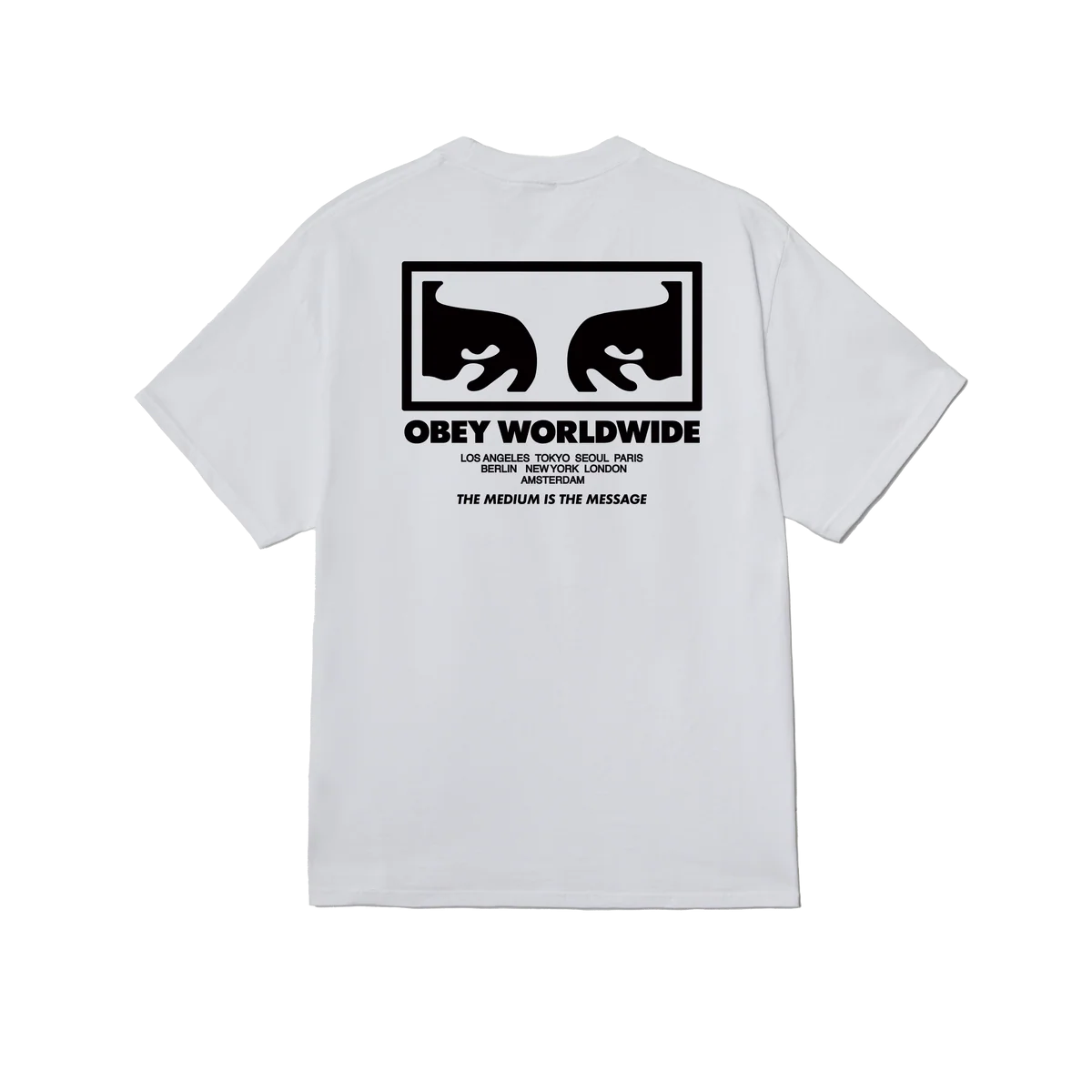 Obey The Medium is the Message T-Shirt - White