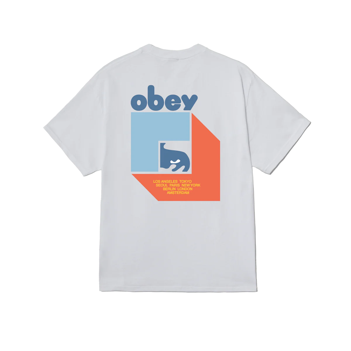 Obey Peep Hole T-Shirt - White