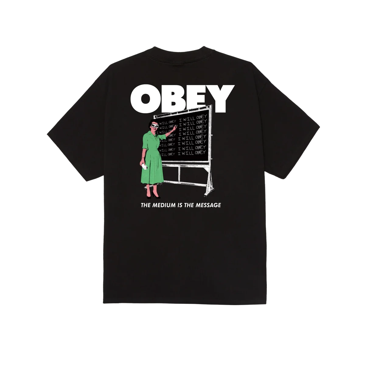 Obey I Will Obey T-Shirt - Black