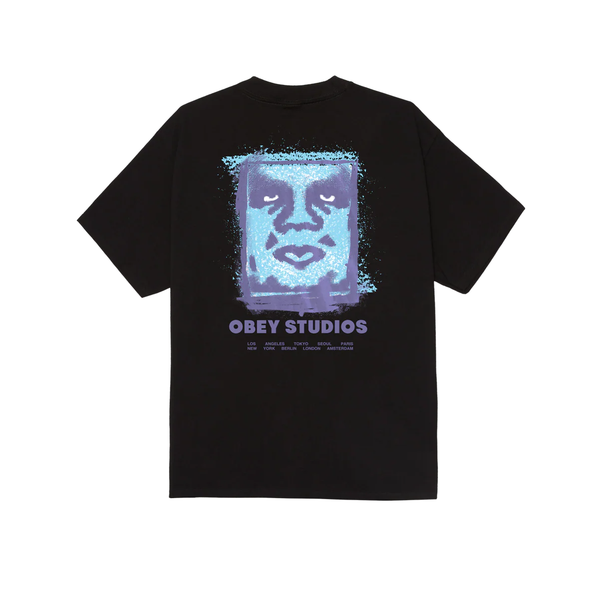 Obey Chalky Icon T-Shirt - Black