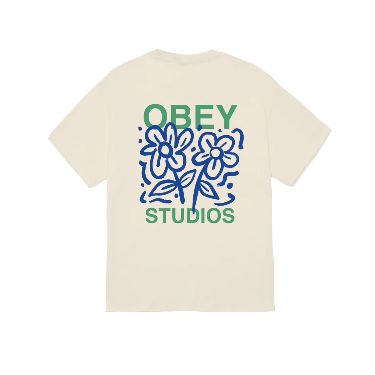 Obey Grown With Love T-Shirt - Cream
