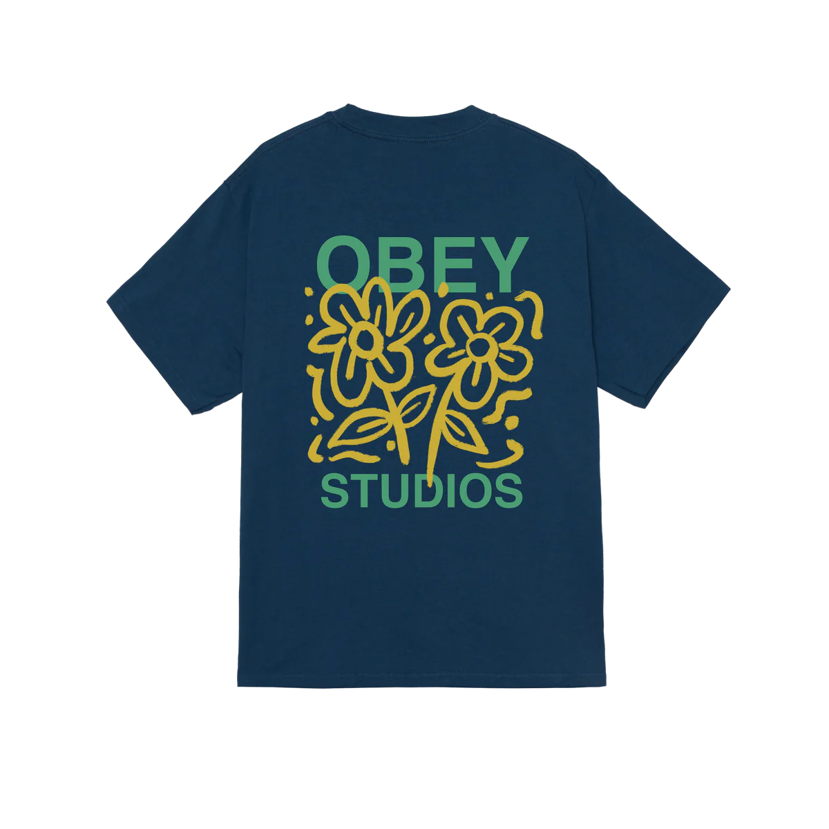 Obey Grown With Love T-Shirt - Harbour Blue