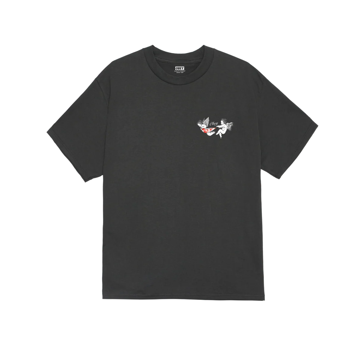 Obey No Love Lost T-Shirt - Vintage Black