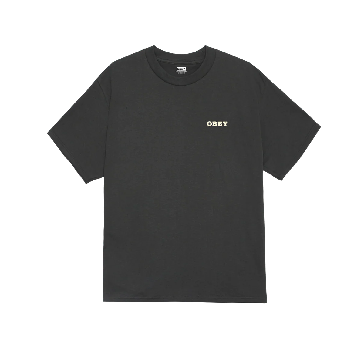 Obey Savage Sounds Leopard T-Shirt - Vintage Black