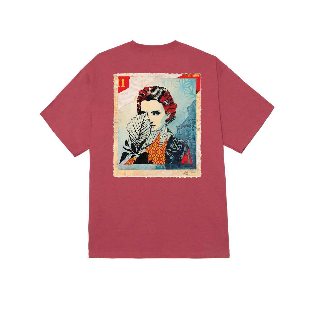 Obey Wrong Path T-Shirt - Mineral Red