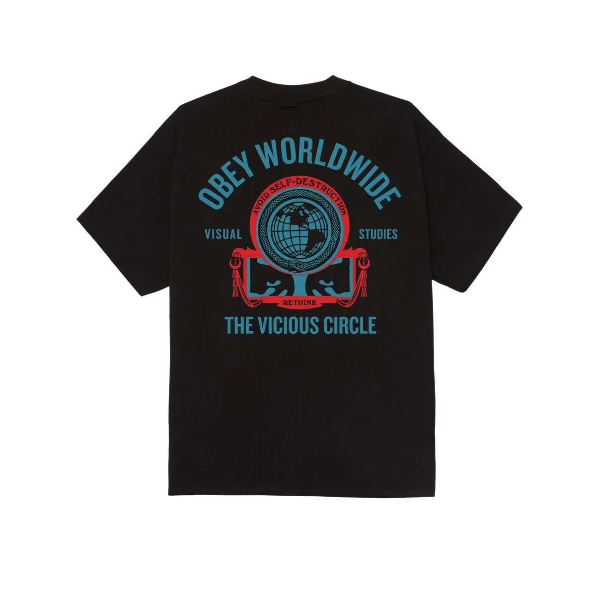 Obey Vicious Circle T-Shirt - Black