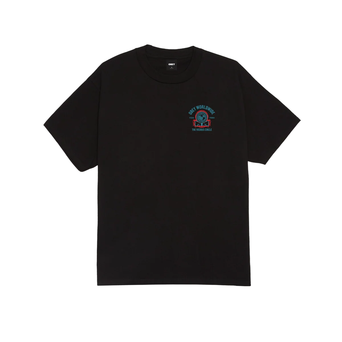Obey Vicious Circle T-Shirt - Black