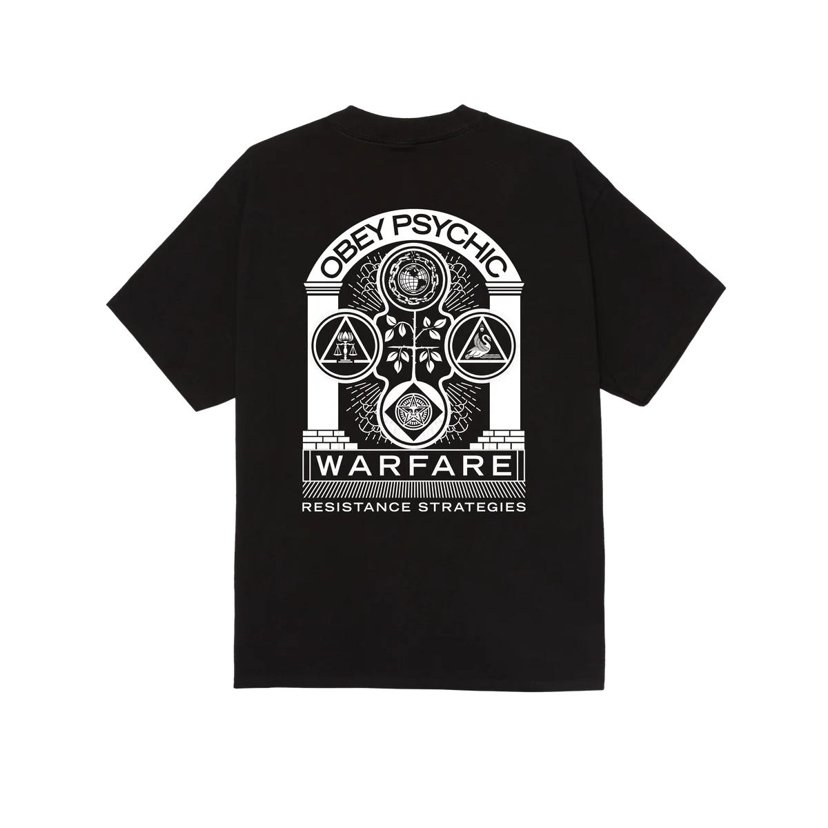 Obey Secret Society T-Shirt - Black