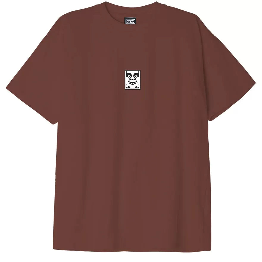 Obey Icon Heavyweight T-Shirt - Sepia