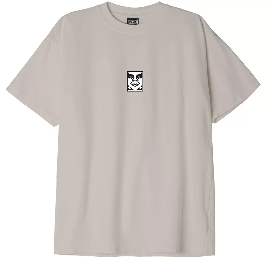 Obey Icon Heavyweight T-Shirt - Silver Grey