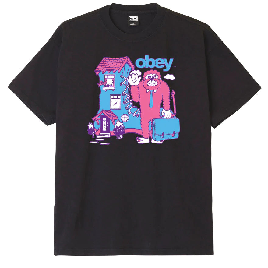 Obey Bigfoot T-Shirt - Off Black