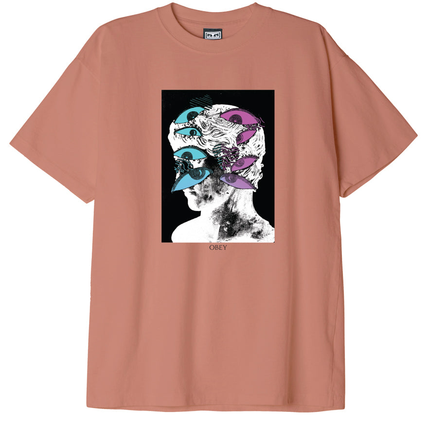 Obey Eyes Mask T-Shirt - Cork