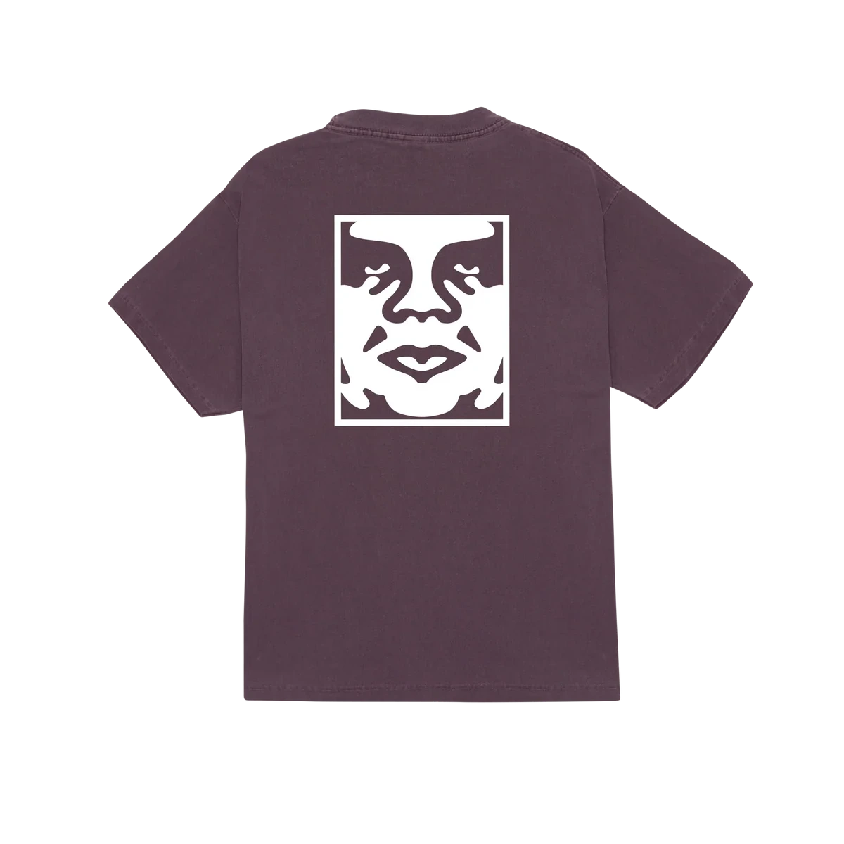 Obey Bold Icon Face T-Shirt - Pigment Plum Perfect