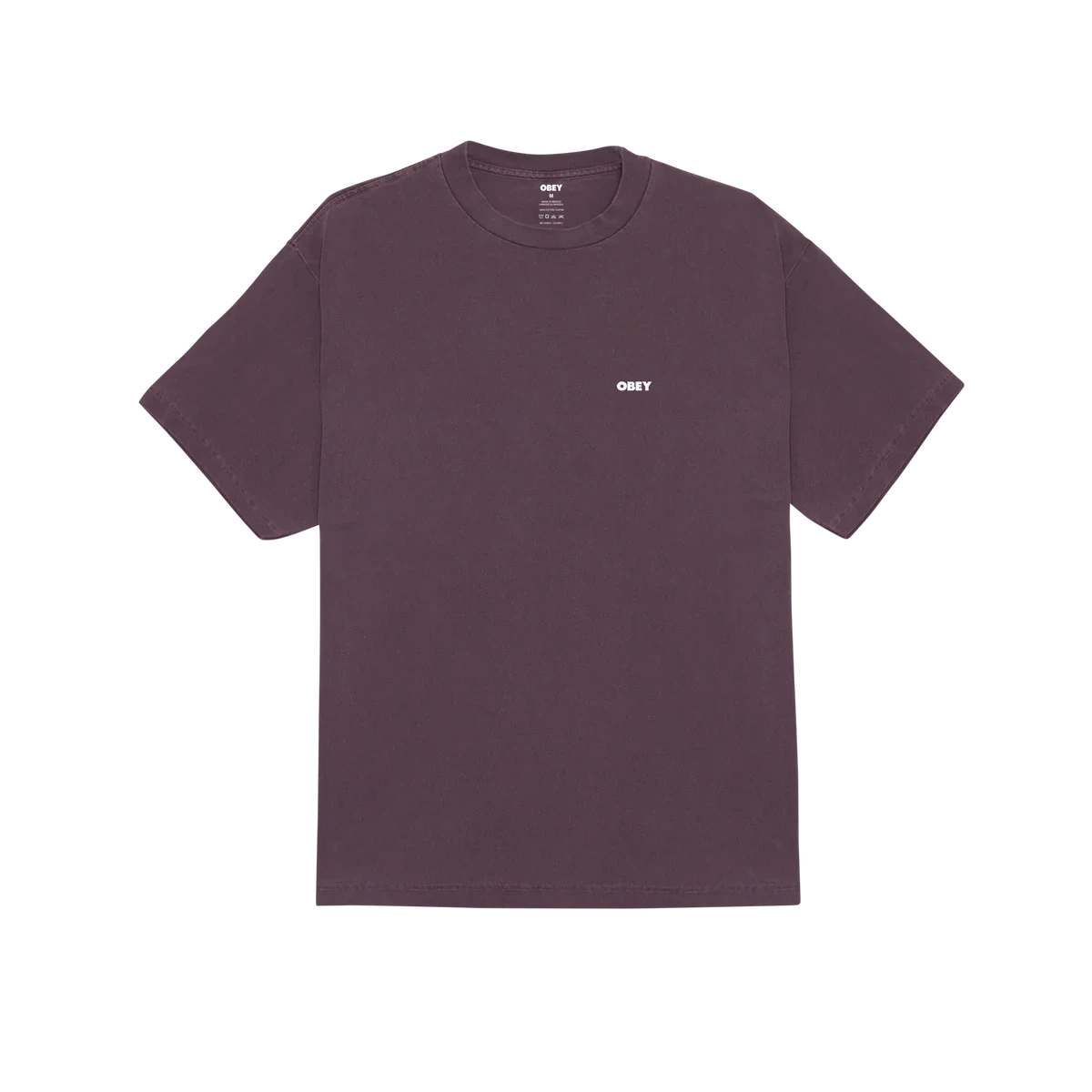 Obey Bold Icon Face T-Shirt - Pigment Plum Perfect