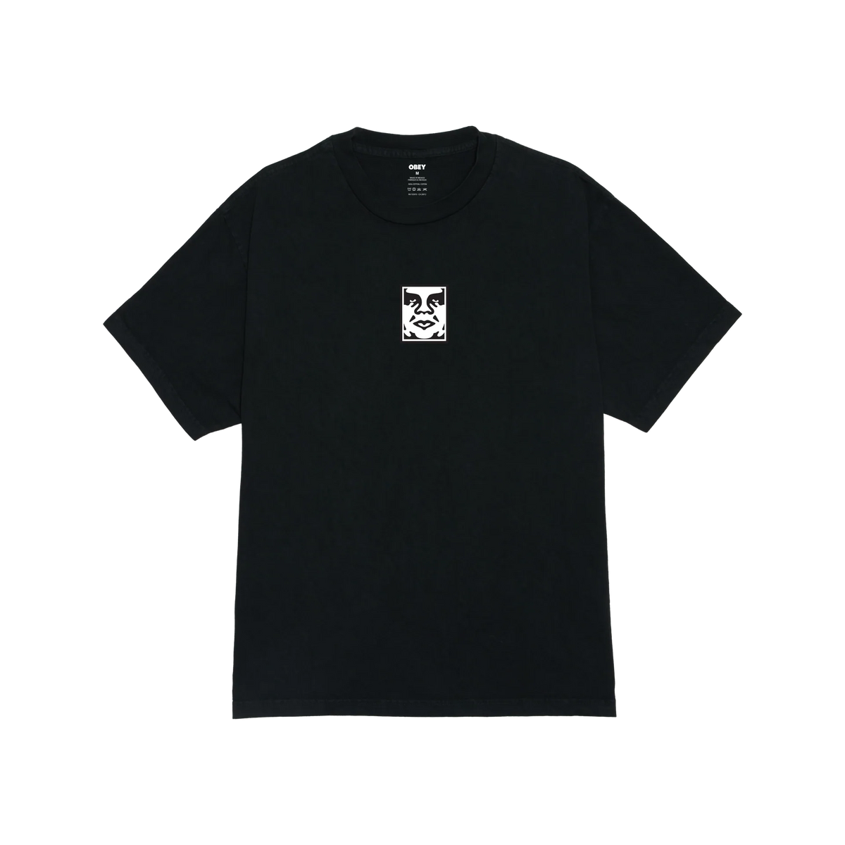 Obey Icon Face T-Shirt - Pigment True Vintage Black