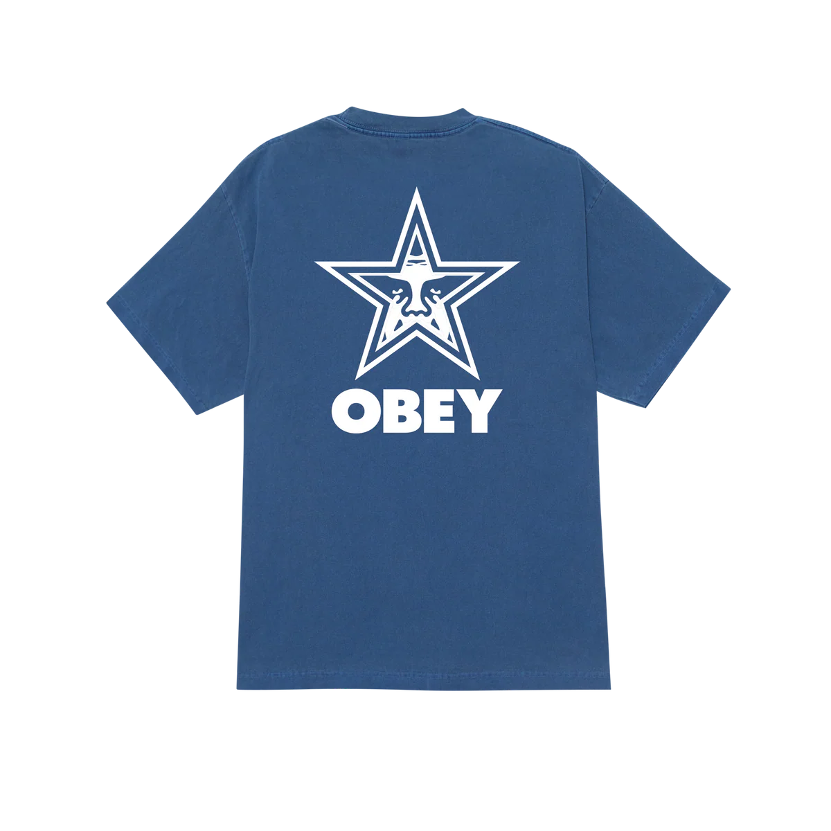 Obey Bold Star T-Shirt - Pigment Dark Denim