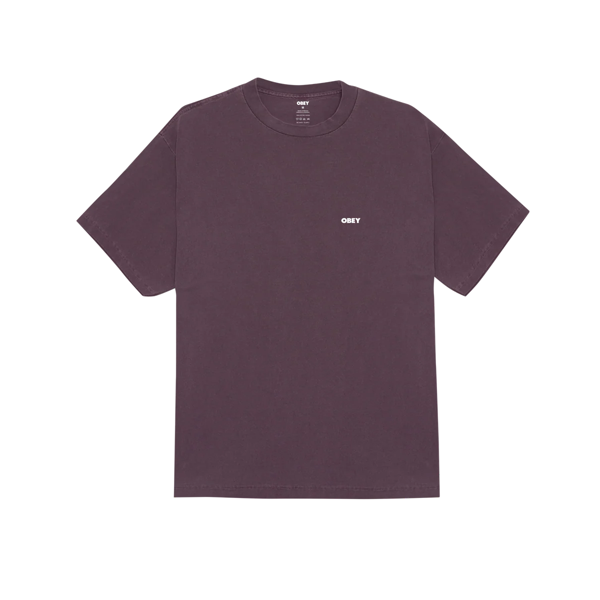 Obey Bold Star T-Shirt - Pigment Plum Perfect