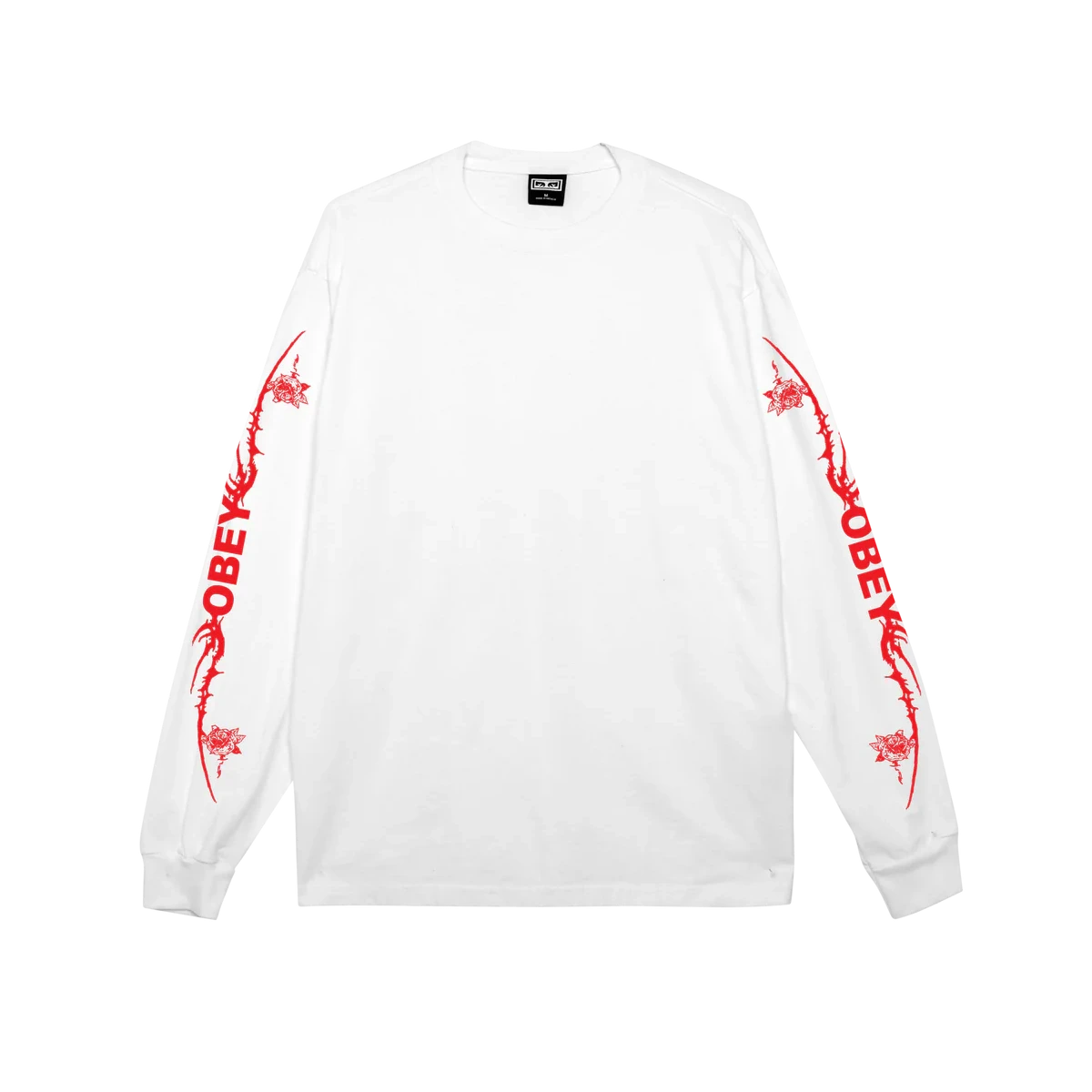 Obey Tribal Rose T-Shirt - Pigment Vintage White