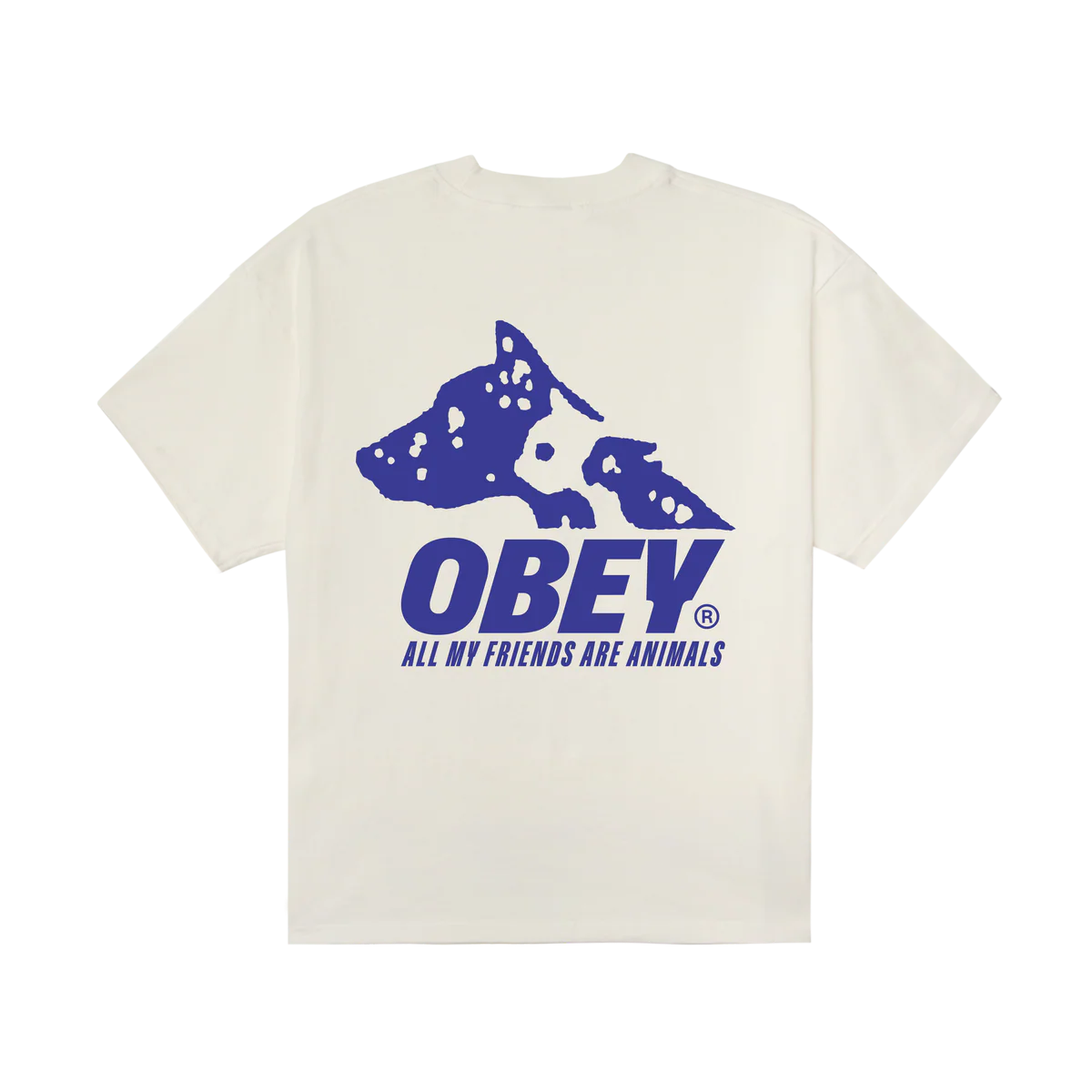 Obey Animals T-Shirt - Vintage White