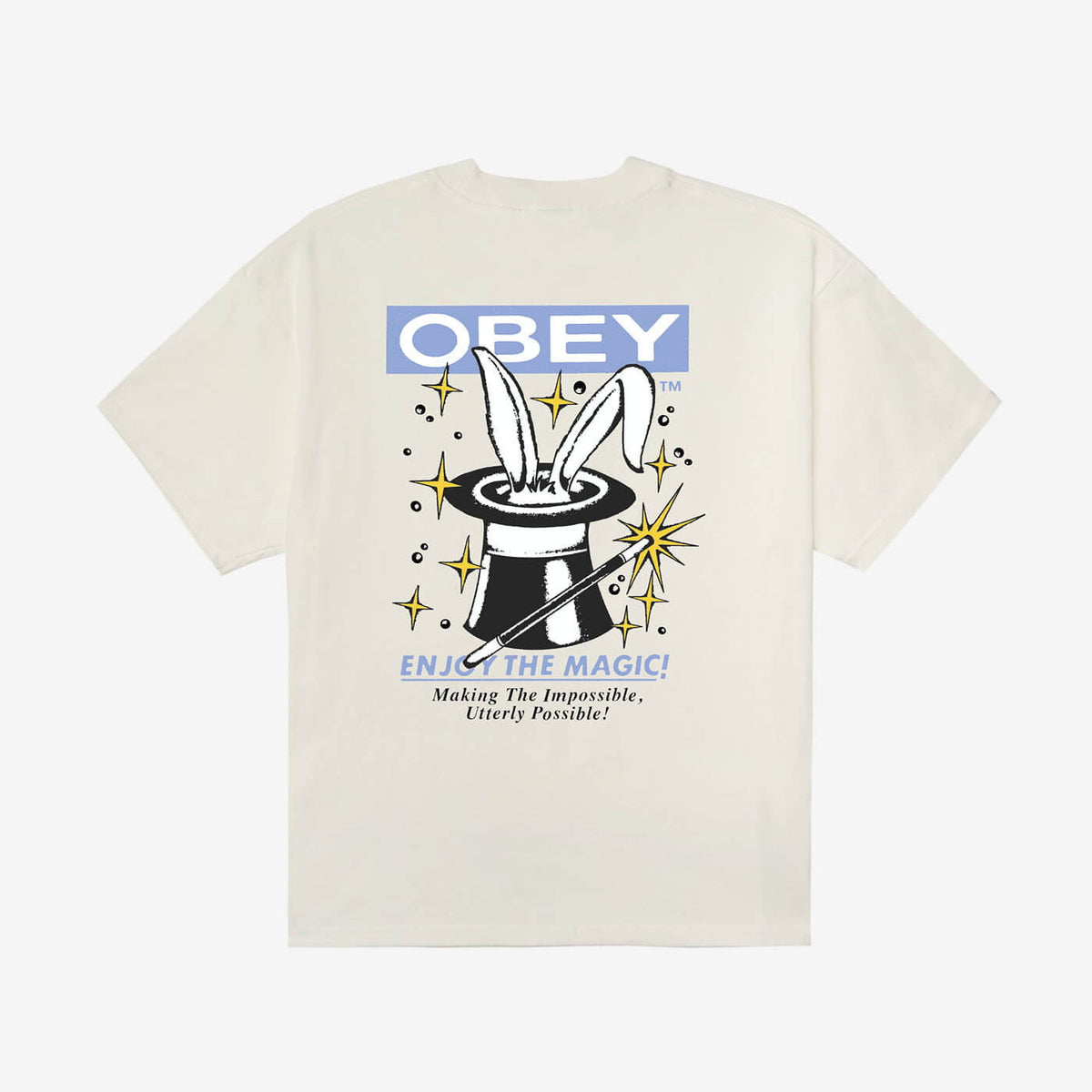 Obey Enjoy the Magic T-Shirt - Vintage White