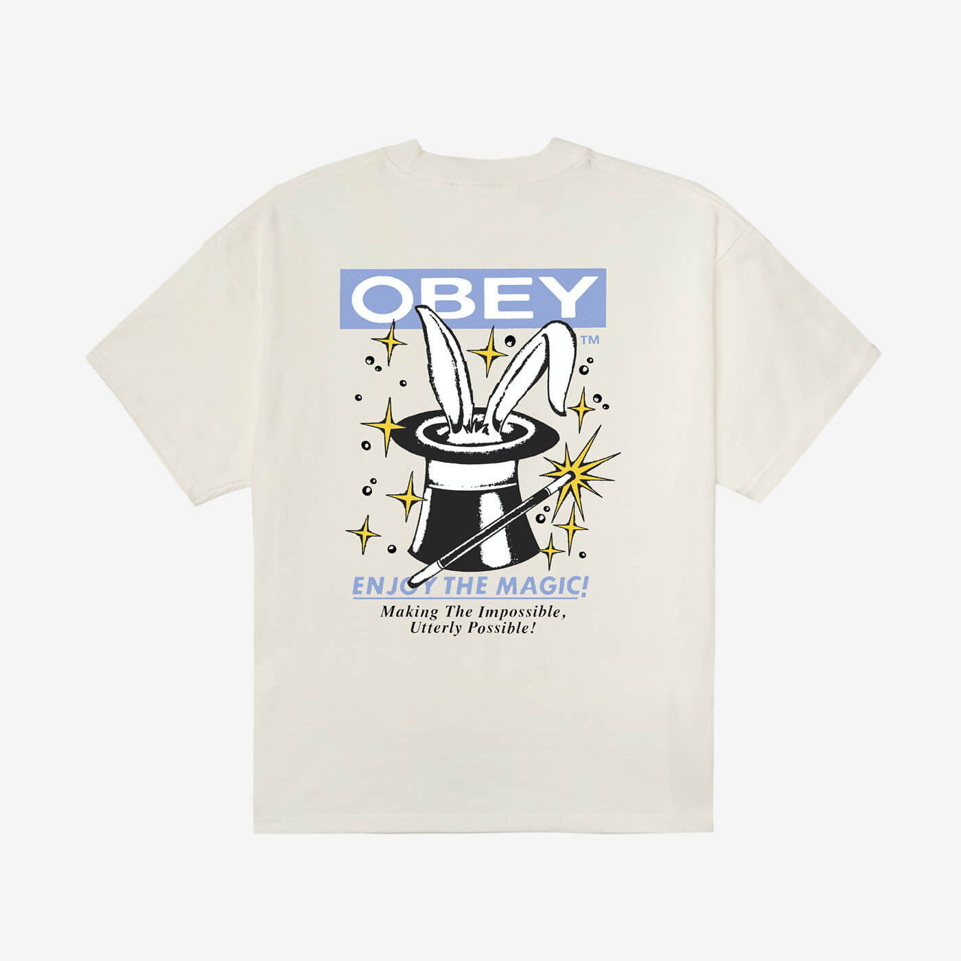 Obey Enjoy the Magic T-Shirt - Vintage White