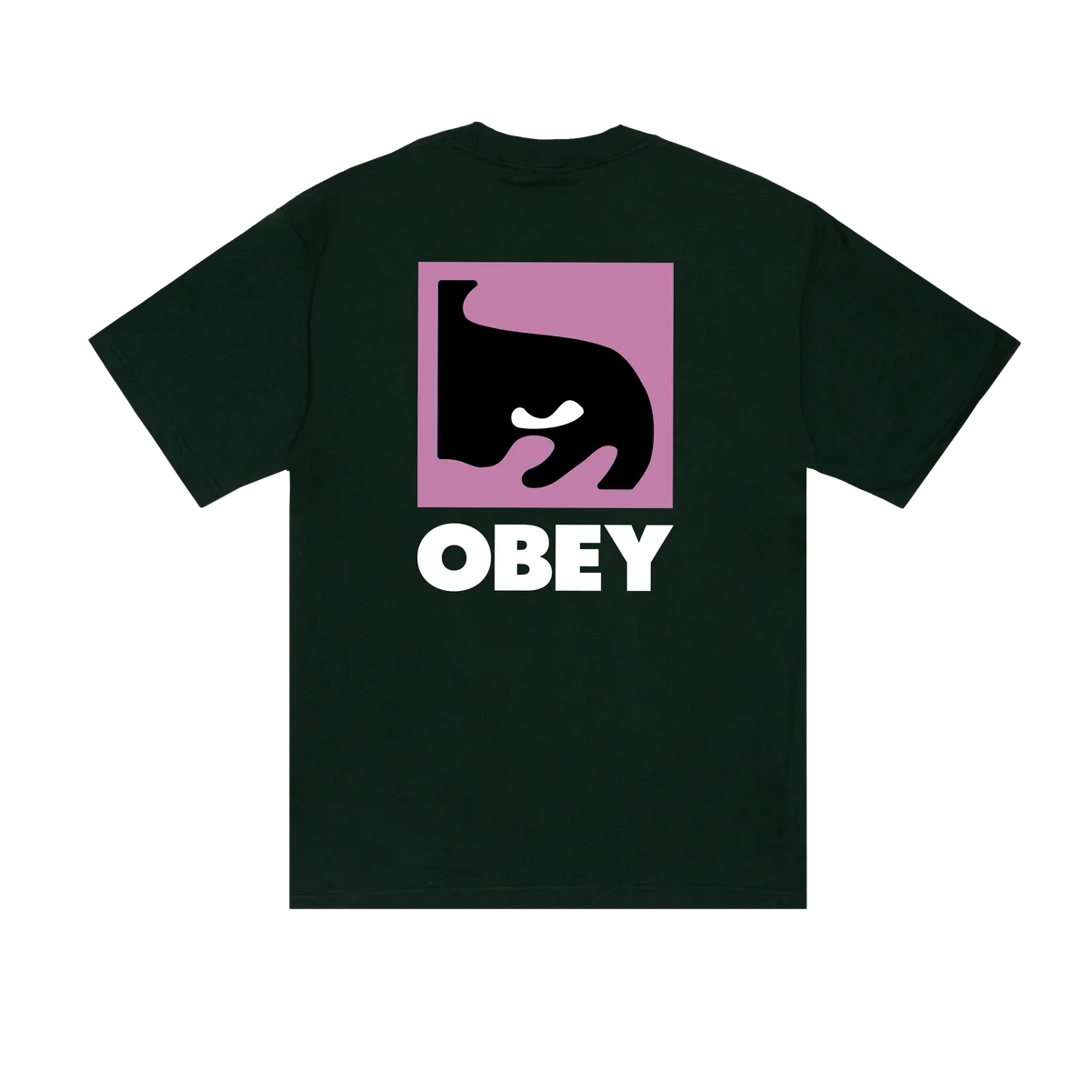 Obey Quarter Eye Icon T-Shirt - Forest Green