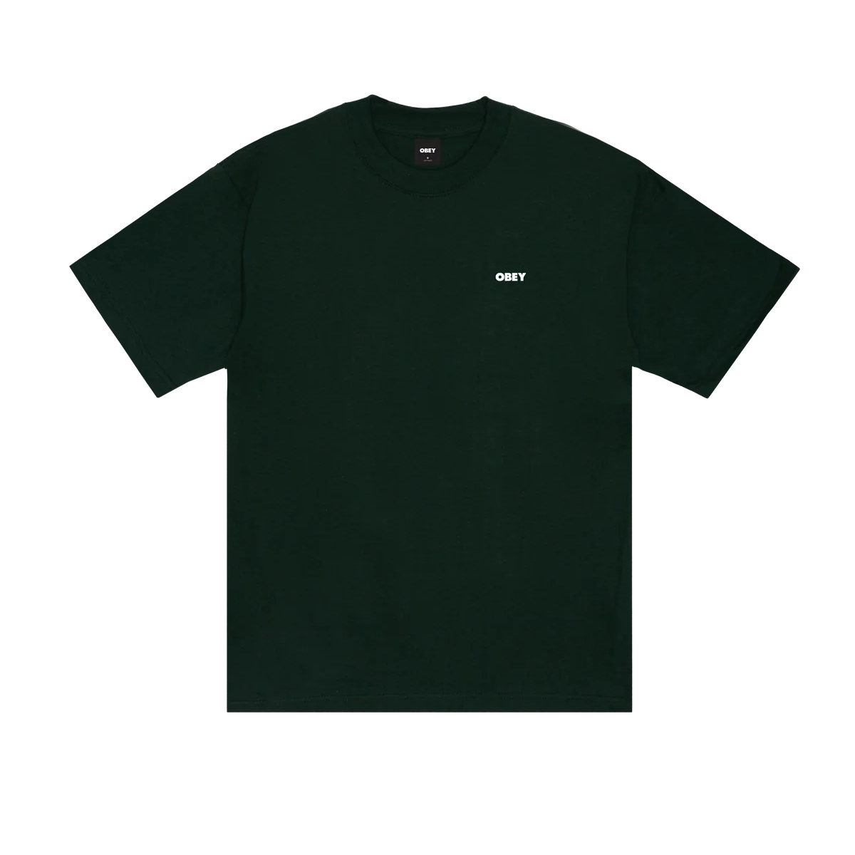 Obey Quarter Eye Icon T-Shirt - Forest Green