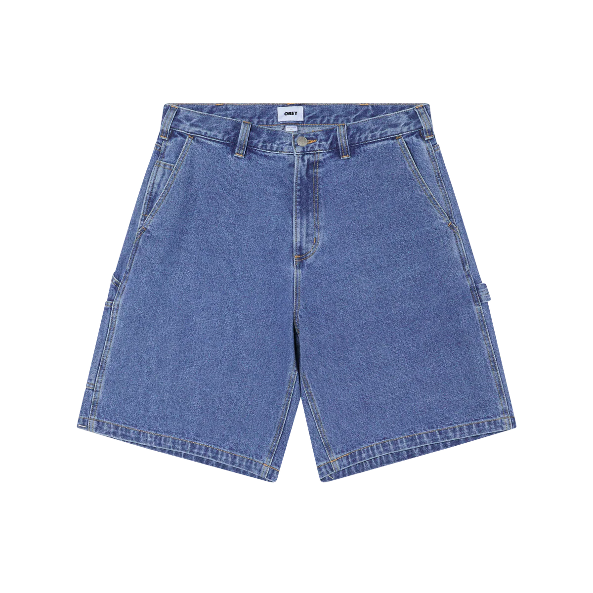 Obey Bigwig Carpenter Denim Short - Light Indigo