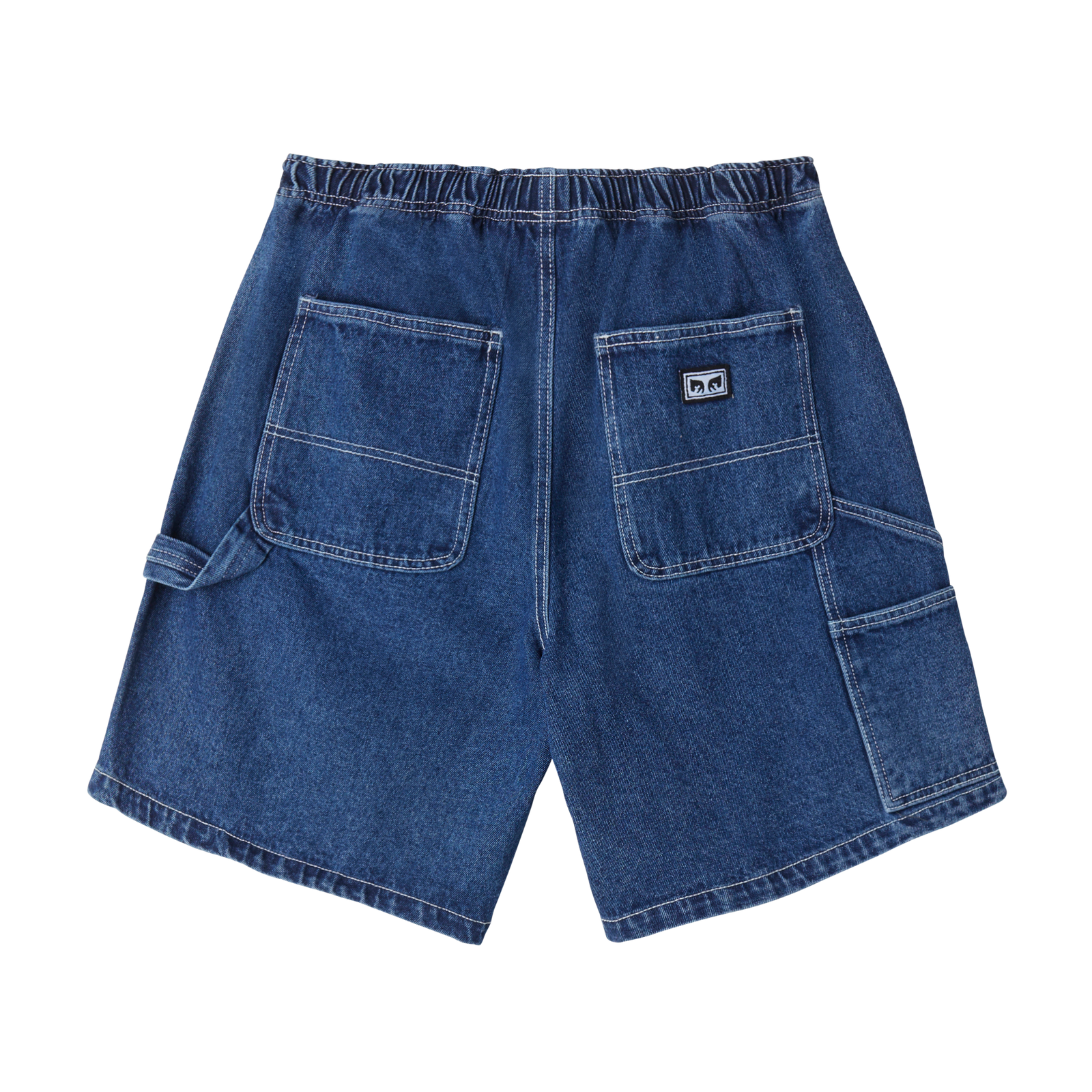 Obey Easy Denim Carpenter Short - Stone Wash Indigo