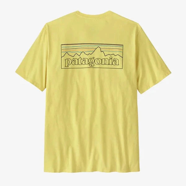 Patagonia P-6 Logo T-Shirt - P-6 Outline / Lemon Zest